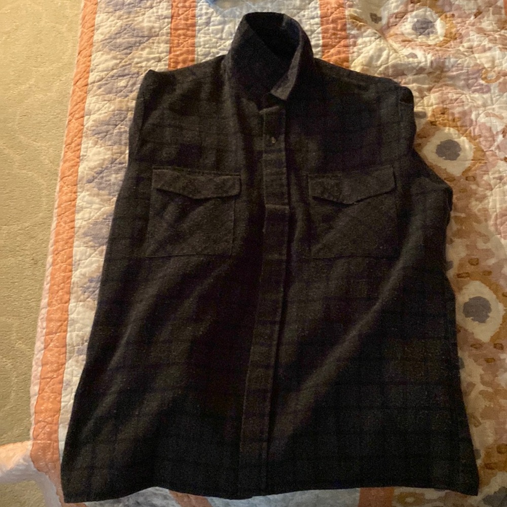 Black Striped Flannel